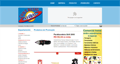 Desktop Screenshot of comercialastral.com.br